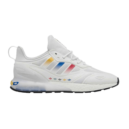 Кроссовки Adidas ZX 2K Boost 2.0 'White Multi', белый gy8067 | footwear white/core black/scarlet