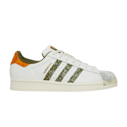 Кроссовки Adidas Superstar 'Bandana - Off White Focus Orange', белый gx3656 | off white/focus olive/focus orange