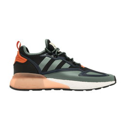 Кроссовки Adidas ZX 2K Boost 'Black Tech Emerald', черный fz0218 | core black/tech emerald/collegiate navy