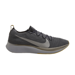 Кроссовки Nike Zoom Fly Flyknit 'Dark Grey', серый ar4561 002 | dark grey/metallic pewter/black