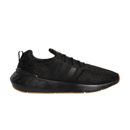Кроссовки Adidas Swift Run 22 'Black Gum', черный gz4971 | core black/gum 3/footwear white