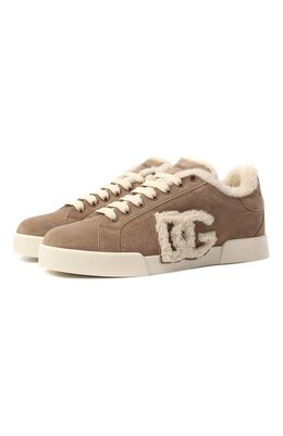 Замшевые кеды Portofino Light Dolce & Gabbana ck2374/aj222