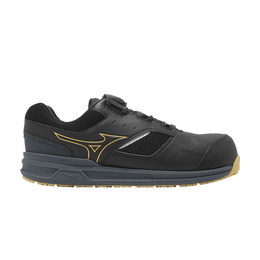 Кроссовки Mizuno Prime Fit LS 2 51L Wide BOA 'Black Yellow', черный f1ga247609 | black/yellow