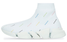 Кроссовки Speed 2.0 «All Over Logo - Белый Multi» Balenciaga 617239w2df09088