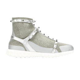 Кроссовки Valentino Valentino Wmns Rockstud Bodytech Sneaker 'Silver', серебряный qw2s0f82 aiq s13 | silver