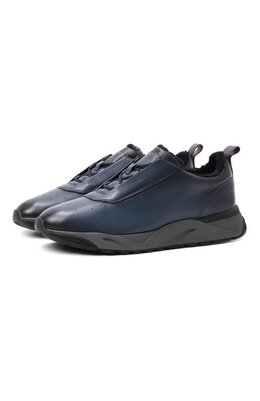 Кожаные кроссовки Innova Santoni mbig22027anepg0n