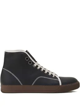 Lanvin leather lace-up sneakers 31278909