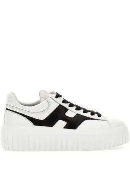 Hogan logo-patch platform sneakers 31708024