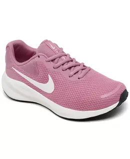 Женские кроссовки для бега Revolution 7 Wide Width от Finish Line Nike, розовый 21435663 | elm panel, sail