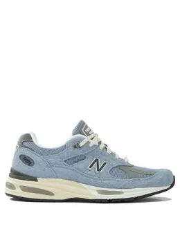 New Balance-991v2 Grounded Pastels Sneakers & Slip-On Light Blue-Uomo 52495547138388