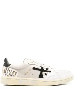 Premiata stud-embellished lace-up sneakers 31834055