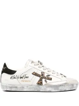 Premiata leopard-motif sneakers 31833917