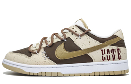 Nike Кроссовки для скейтбординга Dunk Anti-Slip, износостойкие, мужские, цвет хаки-коричневый dv0831-003(team400-提拉米苏男款棕) | khaki brown