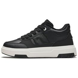 Антискользящие износостойкие полувысокие скейтерские кроссовки Anta Men's Black White 112448920-2 | black white