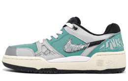 Nike Мужские кроссовки для скейтбординга Full Force с антискользящим покрытием, износостойкие, цвет "зеленый пруд" fb1362-101(team400-海盐冰蓝男款青简) | lake qing