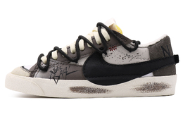 Nike Легкие износостойкие и нескользящие низкие кроссовки для скейтбординга Blazer, женские, коричневые, черные dq1470-101（team396-女款奶泡栗子) | brown black