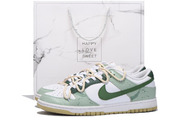 Nike Кроссовки для скейтбординга Dunk Anti-Slip, износостойкие, низкие, мужские, зеленые dv0833-100(team59-男款黄二sbox) | green