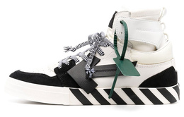 Off-White Кроссовки OFF WHITE Vulc High White Black omia225s22lea0010410