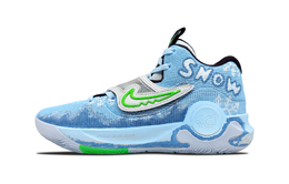 Nike Баскетбольные кроссовки KD Trey 5 X с противоскользящим износостойким низким верхом, мужские, сине-белые dj7554-014(team282-男款蓝雪凝霜) | blue white