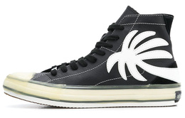 Palm Angels Кроссовки High-Top Skateboard Shoes Men's Black pmia048e20lea0011001限时 | black