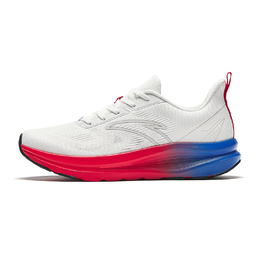 Кроссовки Anta Running Collection с низким верхом, амортизирующие, противоскользящие, для повседневного ношения, белые, мужские 112435505r-5 | papyrus white/sand grain gray