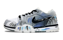 Nike Кроссовки Air Cross Trainer 3 Low-top мужские, черные, белые, серые cq9182-106(team252-末日审判） | black white gray