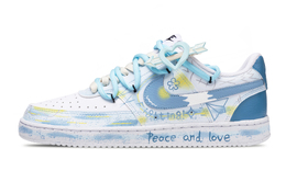 Nike Кроссовки для скейтборда Court Vision 1 Summer Sky Slip с низким верхом, мужские, оранжевые, синие, белые, серые dh2987-101（team165-男款夏日晴空） | summer sky