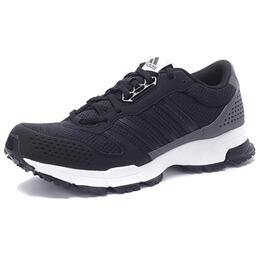 Adidas Кроссовки Marathon 10 с антискользящим покрытием, износостойкие, низкие, повседневные, мужские, черно-серые aq7865 | black/sharp gray
