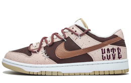Nike Кроссовки для скейтбординга Dunk Anti-Slip, износостойкие, мужские, цвет розовый лотос dv0831-003(team400-提拉米苏男款粉) | lotus root powder