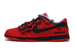 Nike Кроссовки для скейтбординга Dunk EVO Red Fury Edition с противоскользящим покрытием, износостойкие, низкие, мужские, красные dd1391-600(team519-evo红怒） | red