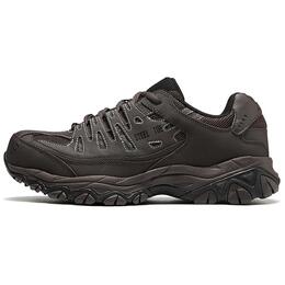 Skechers Скейчерс Мужские повседневные кроссовки Work Low Top темно-коричневые 77055w-brn | dark brown