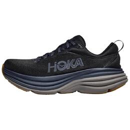 Hoka One One Кроссовки Bondi 8 с антискользящим покрытием, износостойкие, низкие, повседневные, мужские, черные 1123202-bckrn | black/iron ore