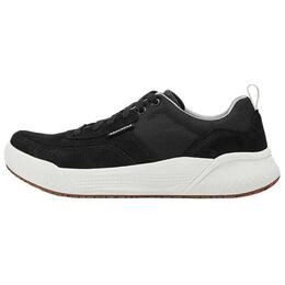 Низкие повседневные кроссовки мужские черные Skechers 211011-blk | black