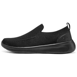 Низкие повседневные кроссовки мужские черные Skechers 210275-bbk | black