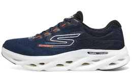 GO RUN Swirl Tech Speed Low Top Повседневные Кроссовки для Бега Мужские Black Skechers, Marine Blue Black 220908-nvbk | marine blue black