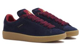 Лацканные низкие кроссовки Lanvin, морской синий/красный fm-skdk0b-vesu-a23293039 | marine blue/red