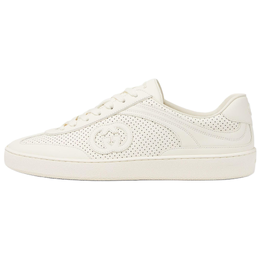 Gucci Кроссовки Interlocking G75 Low Top для скейтбординга, мужские, белые 795430 aaefi 9110