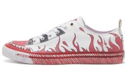Diesel Кеды S Athos Low top Canvas Shoes Men's White Red y02882p5161h3606 | white red