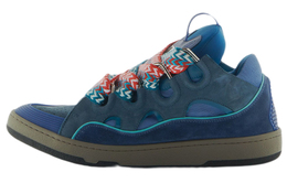 Кроссовки Leather Curb Taurus Blue Lanvin fm-skrk11-dall-p2220
