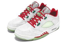 Jordan Кроссовки Air 5 Low X Clot 'White Silk' 1551183 | red white