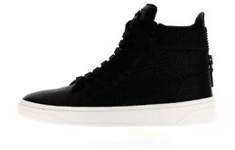 Высокие кеды с эффектом крокодила Giuseppe Zanotti, черный ru30030001 | black