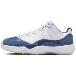 Кроссовки 11 Retro Low Diffused Blue Jordan, белый/синий fv5104-104 | white blue