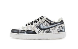 Nike Кроссовки Court Vision 1 с низким верхом, устойчивые к истиранию и скольжению, мужские, черно-серые dh2987-101(team283-男款街区涂鸦) | black