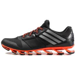 Adidas Кроссовки для бега с низким верхом, противоскользящие, износостойкие, мужские, черно-оранжевые aq7930 | black orange