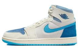 Кроссовки 1 High Zoom Air CMFT 2 Dark Powder Blue Jordan, белый/синий dv1307-104 | white blue