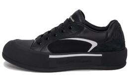 Кроссовки Skate Deck Plimsoll Lace Up Sneakers Alexander McQueen, черный 777241w4ss31070 | black