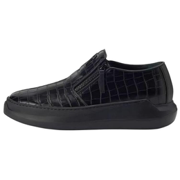 Кроссовки Conley Leather на молнии Giuseppe Zanotti, черный iu10005023 | black
