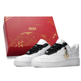 Nike Кроссовки Air Force 1 Low-Top для скейтбординга, мужские, черно-белые cw2288-111(team拾柒-男款低帮黑丝绸box) | black white