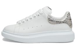 Alexander McQueen Кроссовки Oversized White Silver Croc 777220wie9i9071 | white