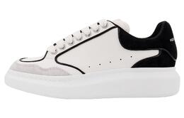 Alexander McQueen Большие кожаные кроссовки «Белые и черные» 777300wie9j8732 | black white